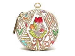 チューリップの花束  マカロンポーチ［t］