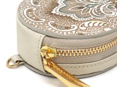 画像3: アンティークレース＜オリーブ＞ マカロンポーチ［t］ (3)