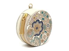 画像2: 春らんまん＜瑠璃＞ マカロンポーチ［t］ (2)