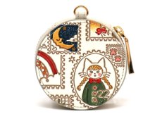 画像2: 切手 マカロンポーチ［t］ (2)