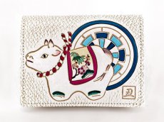 画像1: 完売【干支財布】源氏丑 箱まち小銭入れ［t］ (1)