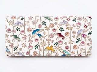 【新品未使用】早い者勝ち⭐️文庫屋大関 口金付き束入れ 枝垂れ花鳥 文庫屋「大関」枝垂れ花鳥 - しだれかちょう -