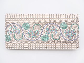 文庫屋大関 長財布 シルバーハート　未使用に近い シルバーハート - 文庫屋「大関」