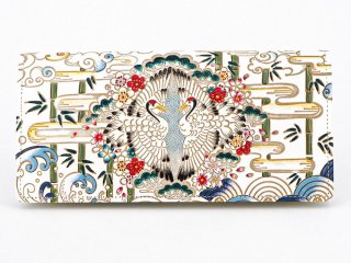 文庫屋「大関」 むかい鶴 束入れ (絢爛柄)［t］