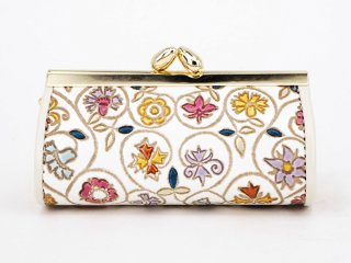 金唐小物入れ 文庫屋「大関」金唐小花