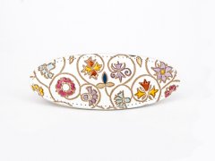 金唐小花 バレッタ（金唐柄）［t］