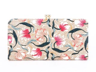 完売【予約限定】グロッシーハート がま口長財布［t］