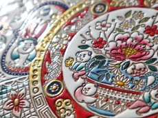 画像6: 唐子 三つ折りミニ財布（絢爛柄）［t］ (6)
