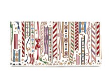 柄：リボン（クリスマス柄）