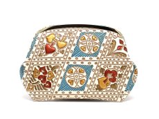 柄：金唐トランプ＜水色＞