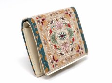 画像3: 【1月下旬お届け】金唐柄 箱まちミニ札入れ【予約会】［t］ (3)