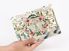 画像4: 2025-6終了【9月下旬お届け予定】絢爛柄 文庫サイズのブックカバー【予約会】［t］ (4)
