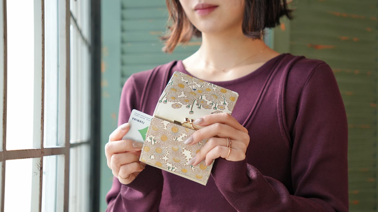 文庫屋大関 三つ折りミニ財布