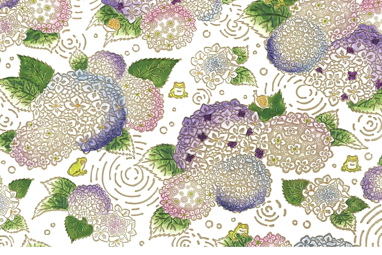 文庫屋大関 紫陽花