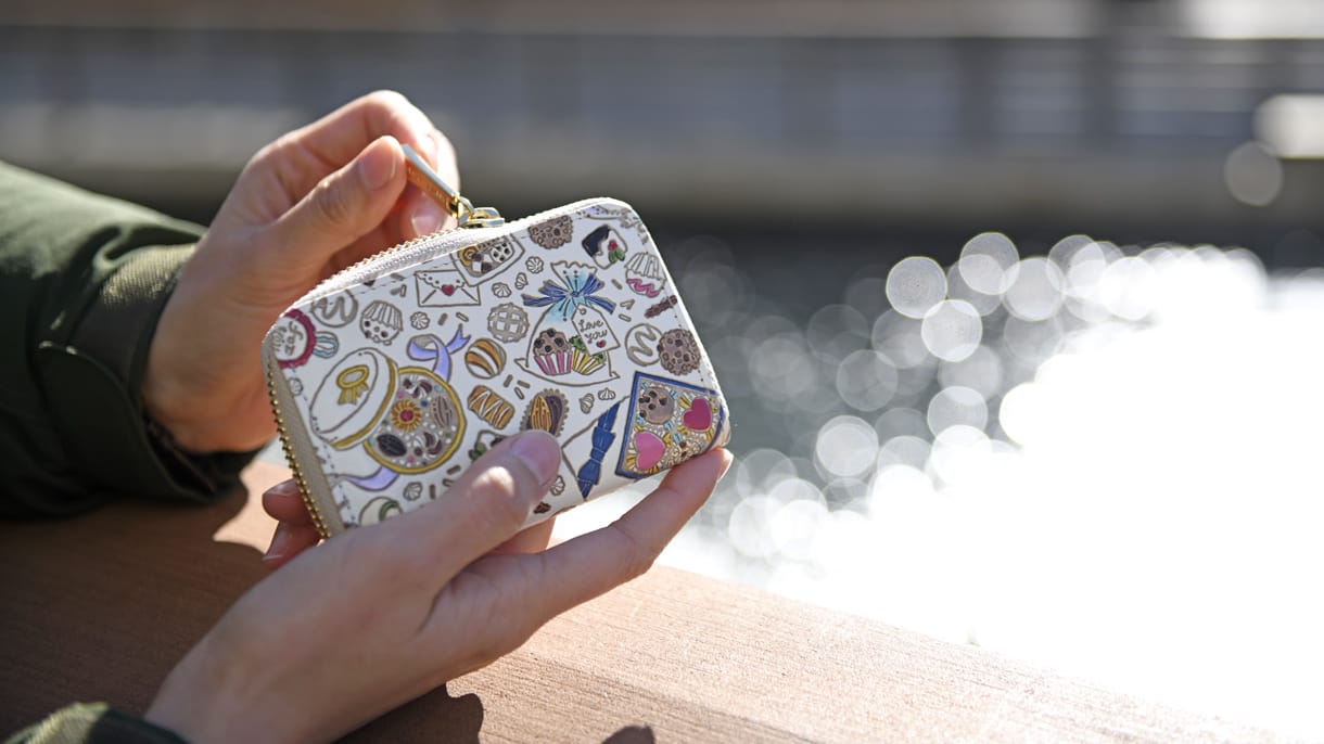 文庫屋大関 ファスナー小銭入れ