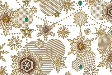 スノーオーナメント＜ブロンズ＞