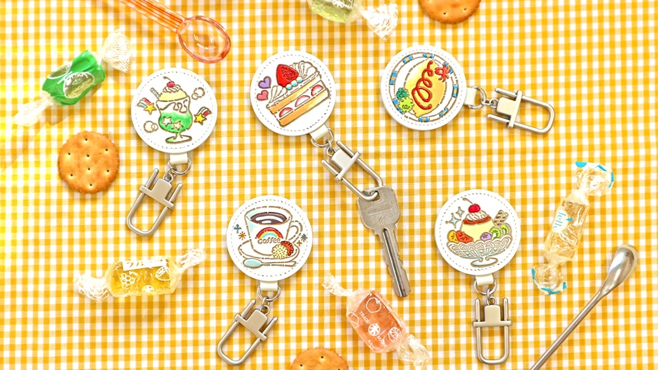 レトロ喫茶キーホルダー