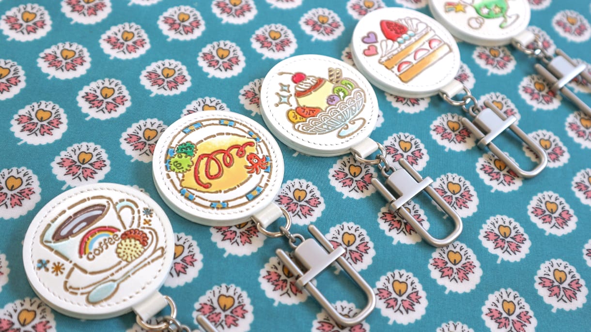 レトロ喫茶キーホルダー