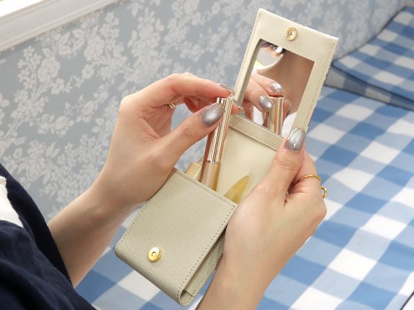 文庫屋「大関」鏡付きリップケース