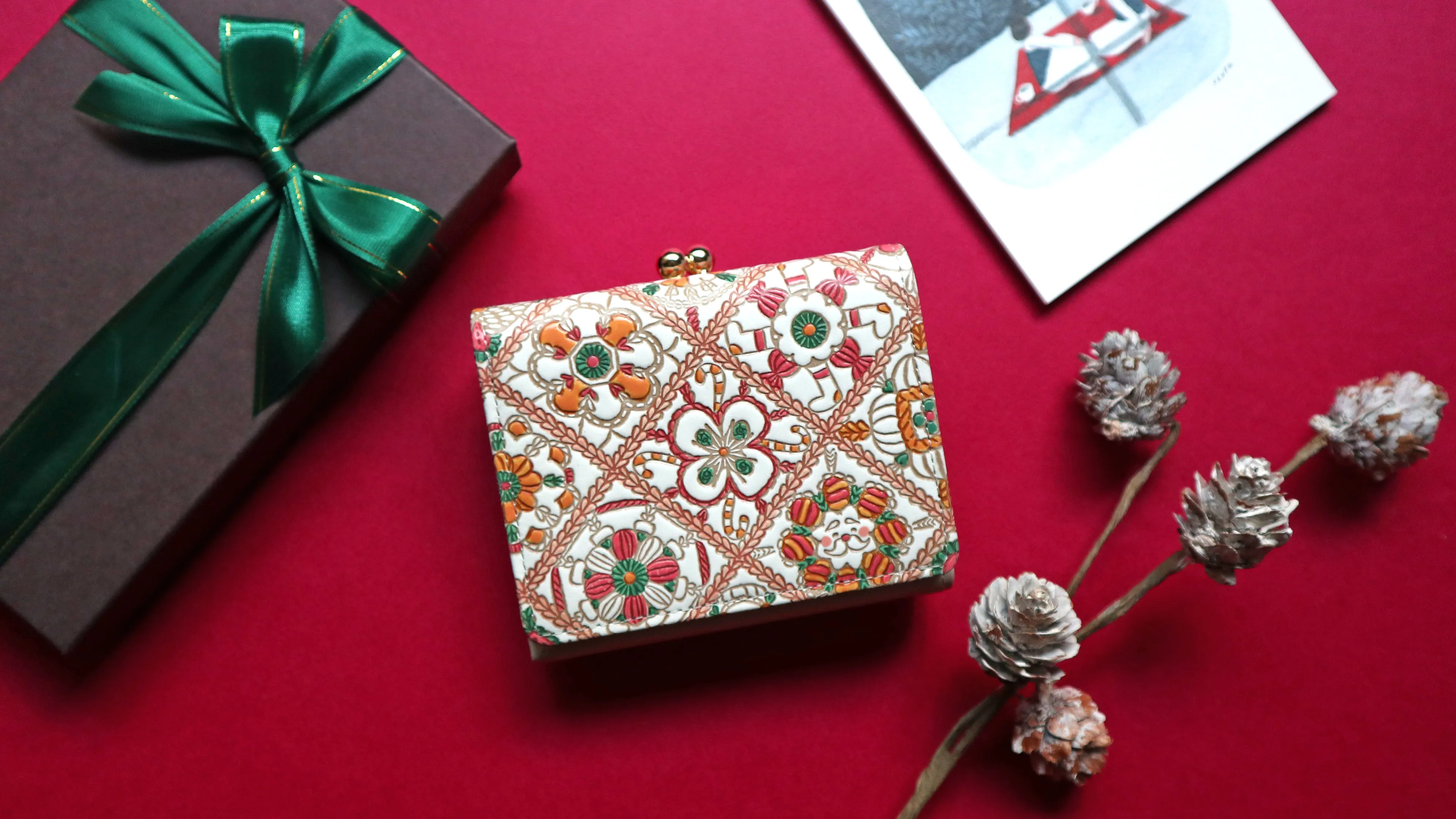 文庫屋大関 三つ折りミニ財布