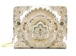 画像1: 終売 アンティークレース＜オリーブ＞ ぐるっとファスナーのお財布［t］ (1)