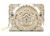 終売 アンティークレース＜オリーブ＞ ぐるっとファスナーのお財布［t］