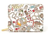 終売 ソーイング ぐるっとファスナーのお財布［t］