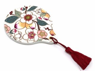【文庫屋大関】小さめのお財布　天溝がま口　梅花（メイホア） 文庫屋 大関】小さめのお財布 天溝がま口 花菱【皮革工芸品