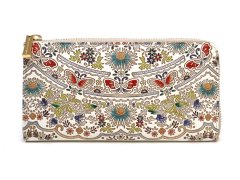 茉莉花＜翡翠＞ L字ファスナーの長財布［t］