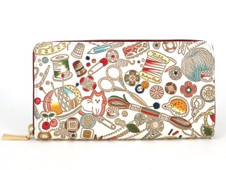 スーちゃん&ビリーくん＊ハンドメイド＊長財布＊パッチワーク＊