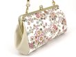 画像2: 完売【限定アイテム】かすみ桜 がま口ハンドルクラッチ (2)