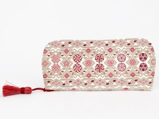 【専用】文庫屋大関　天溝がま口　ロカイユ〈ライラックパープル〉夢幻のタピ2品 天溝 - 文庫屋「大関」