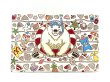 画像1: 【夏限定柄】泳ぐま パーソナルホルダー［t］ (1)