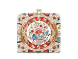 完売【限定アイテム】唐子 四角いがま口（絢爛柄）［t］