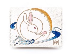 完売【干支財布】波うさぎ 箱まち小銭入れ［t］